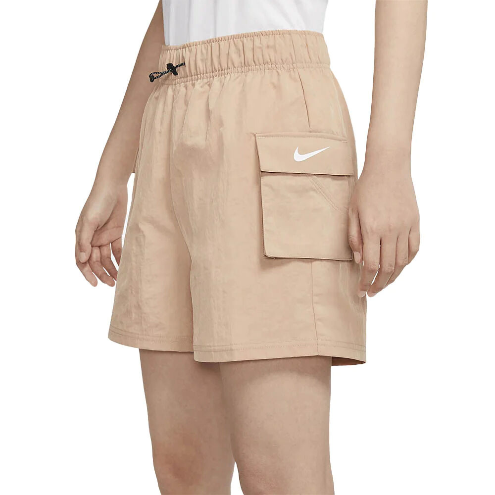 

Шорты Nike Sportswear Essential Woven High-Waisted, бежевый