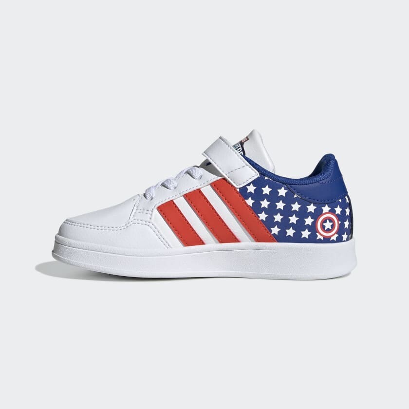 

Кроссовки adidas Breaknet, красный/синий/белый/принт