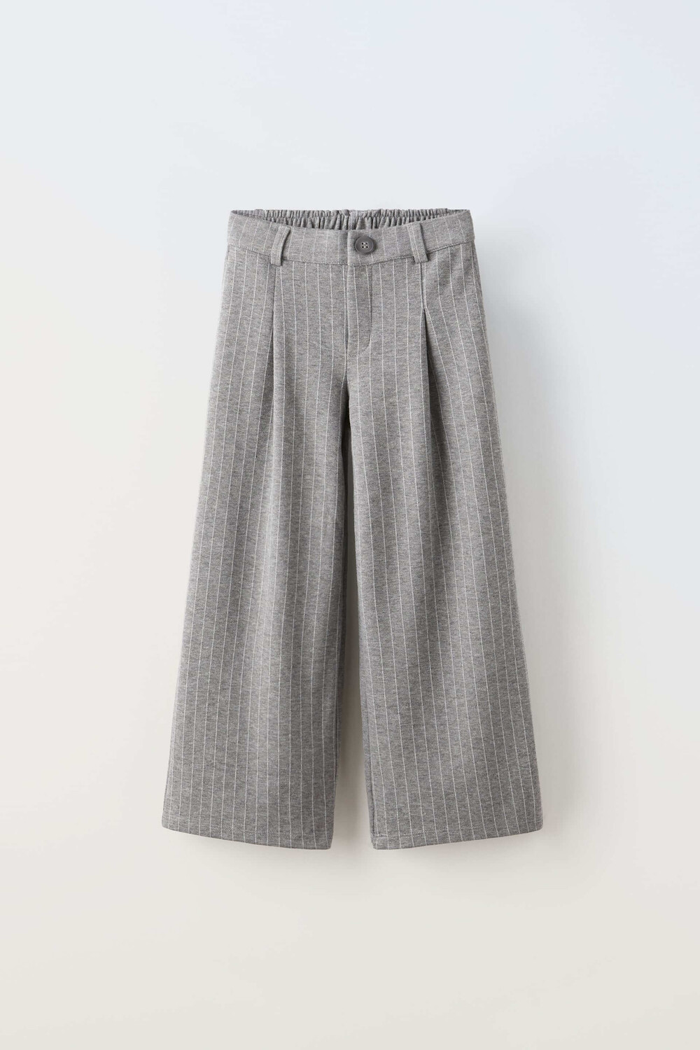 

Брюки для девочки Zara Pinstripe, светло-серый