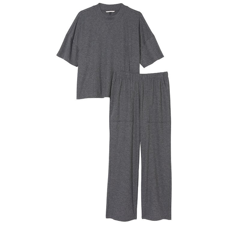 

Комплект Victoria's Secret Glow Waffle Tee & Pants, серый