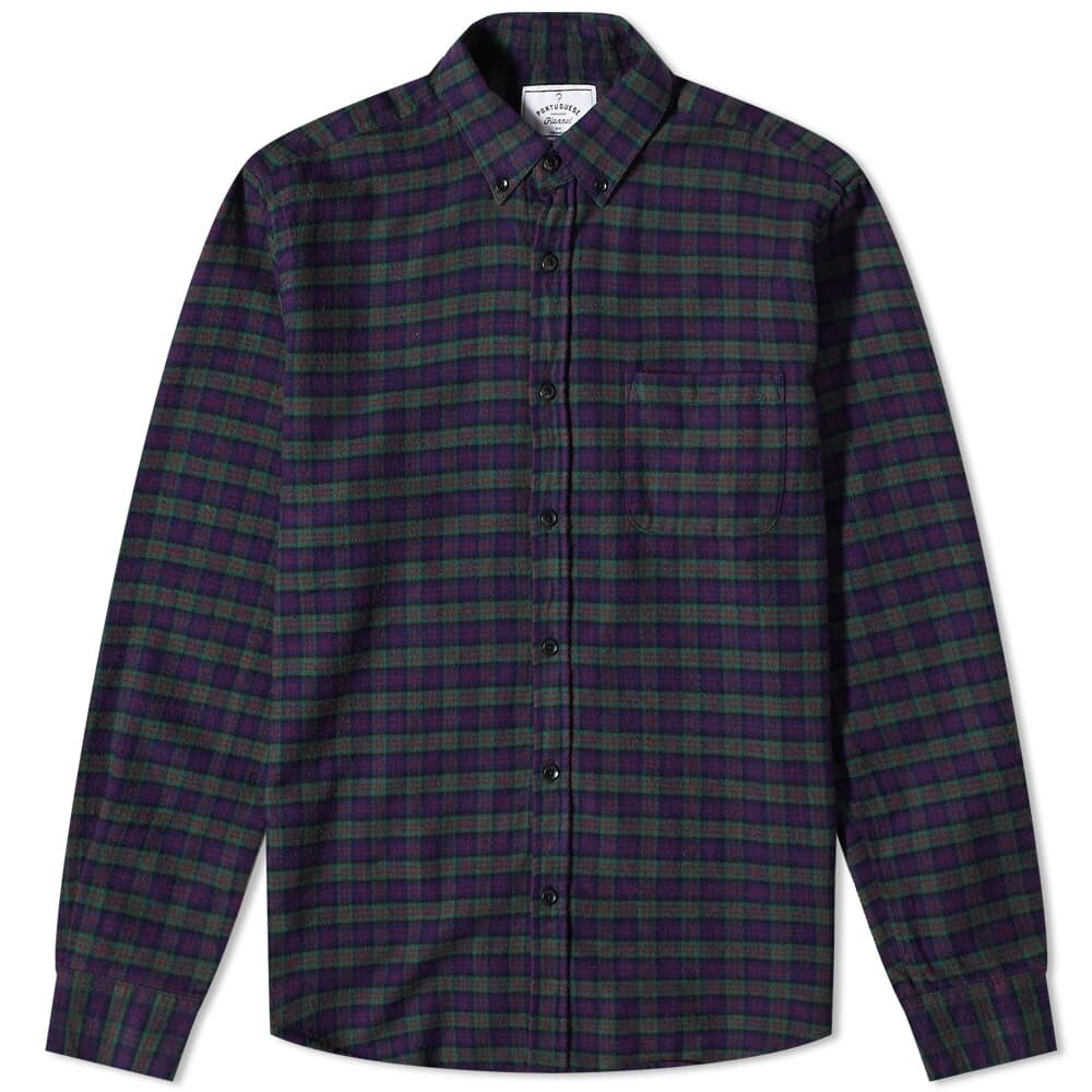 

Рубашка на пуговицах в клетку Blom Portuguese Flannel