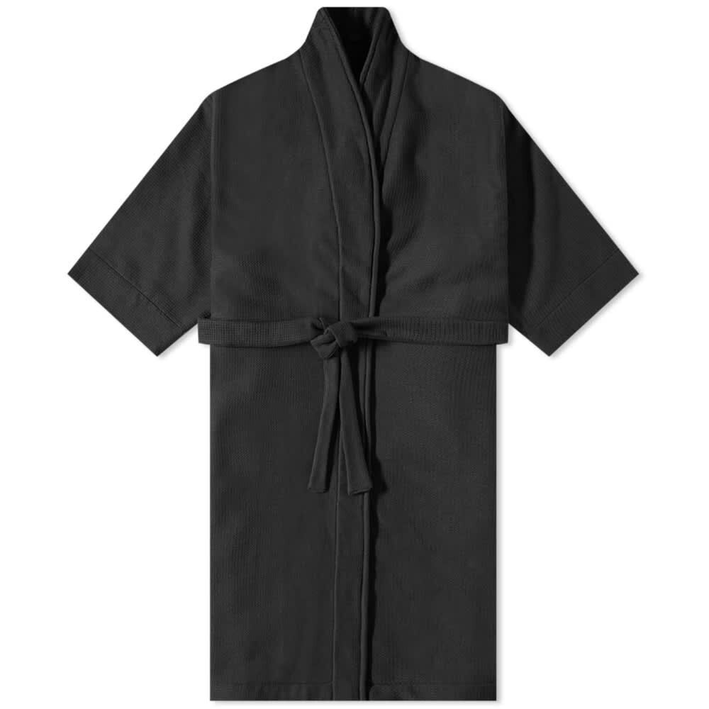 

Халат из вафельного хлопка Fear Of God Italian, черный