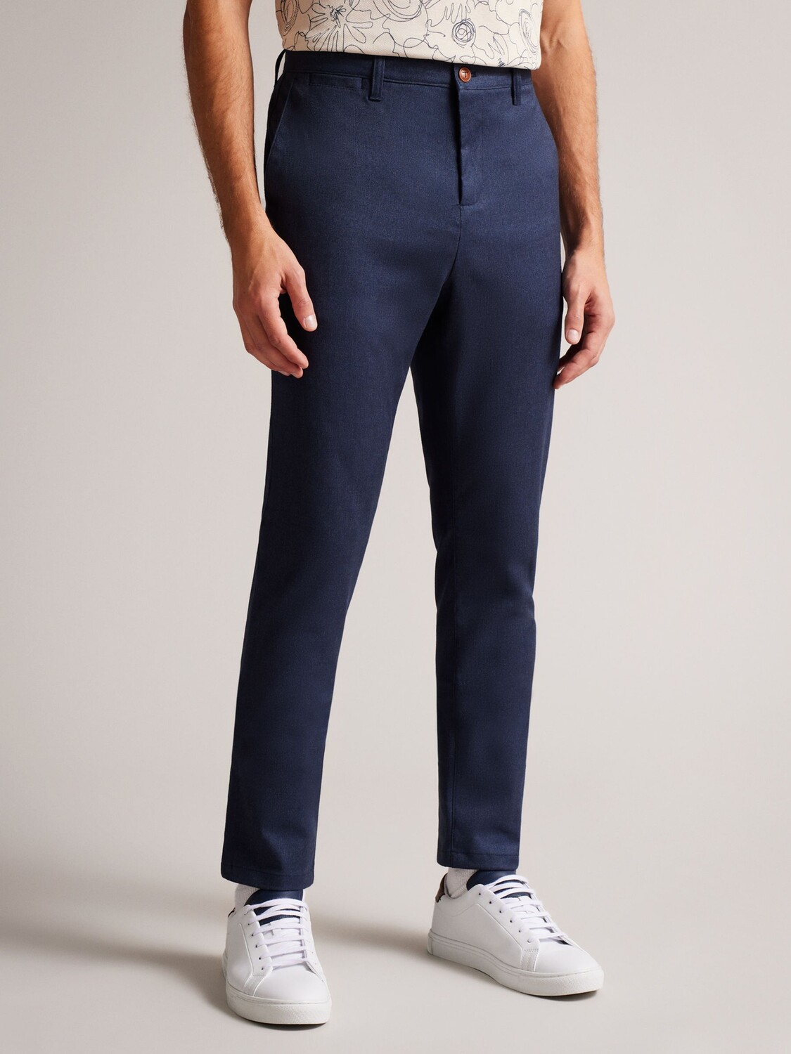 

Узкие брюки Ted Baker Baren, темно-синие, Синий