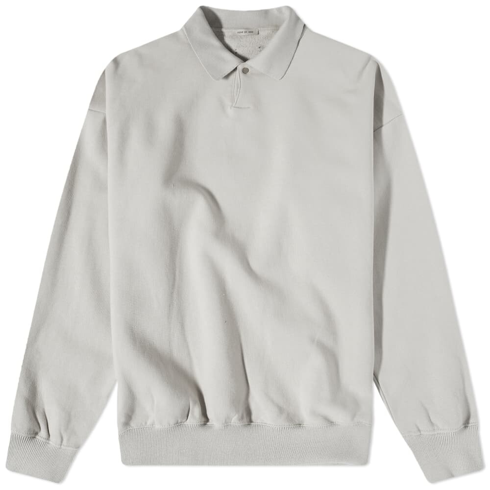 

Футболка Fear of God Eternal Fleece Polo, Серый