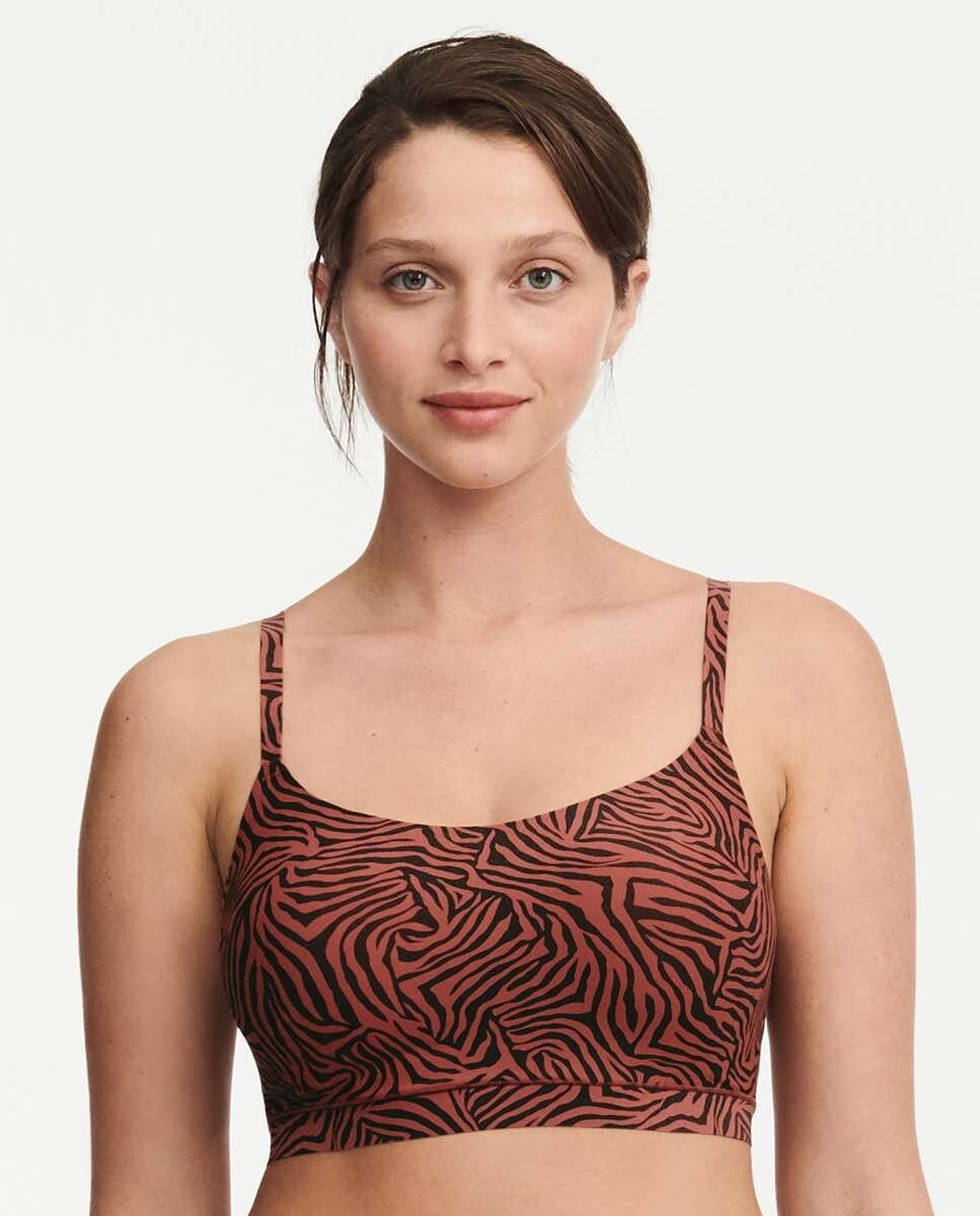 

Бюстгальтер SoftStretch с мягкой подкладкой Chantelle, коричневый