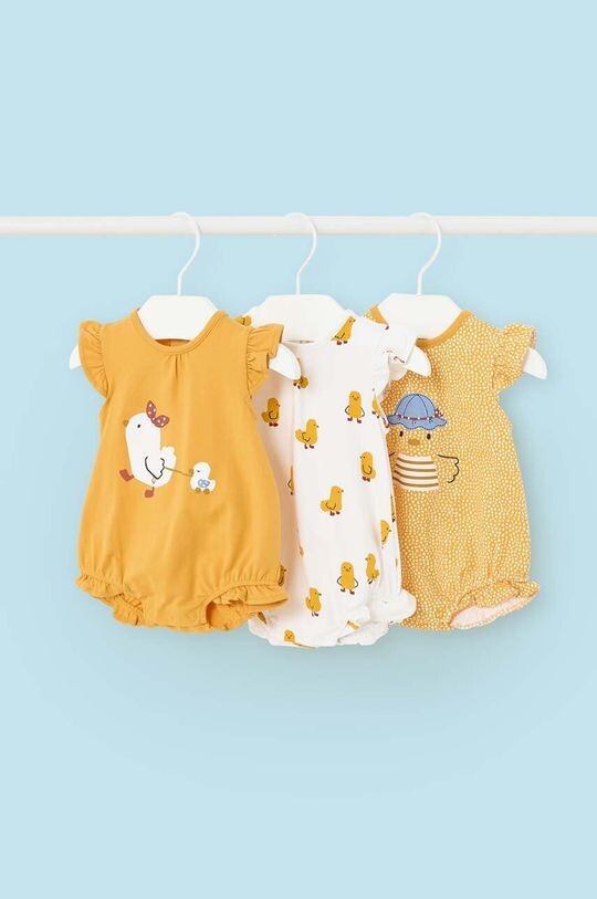 

Mayoral Newborn Боди, 3 шт., желтый