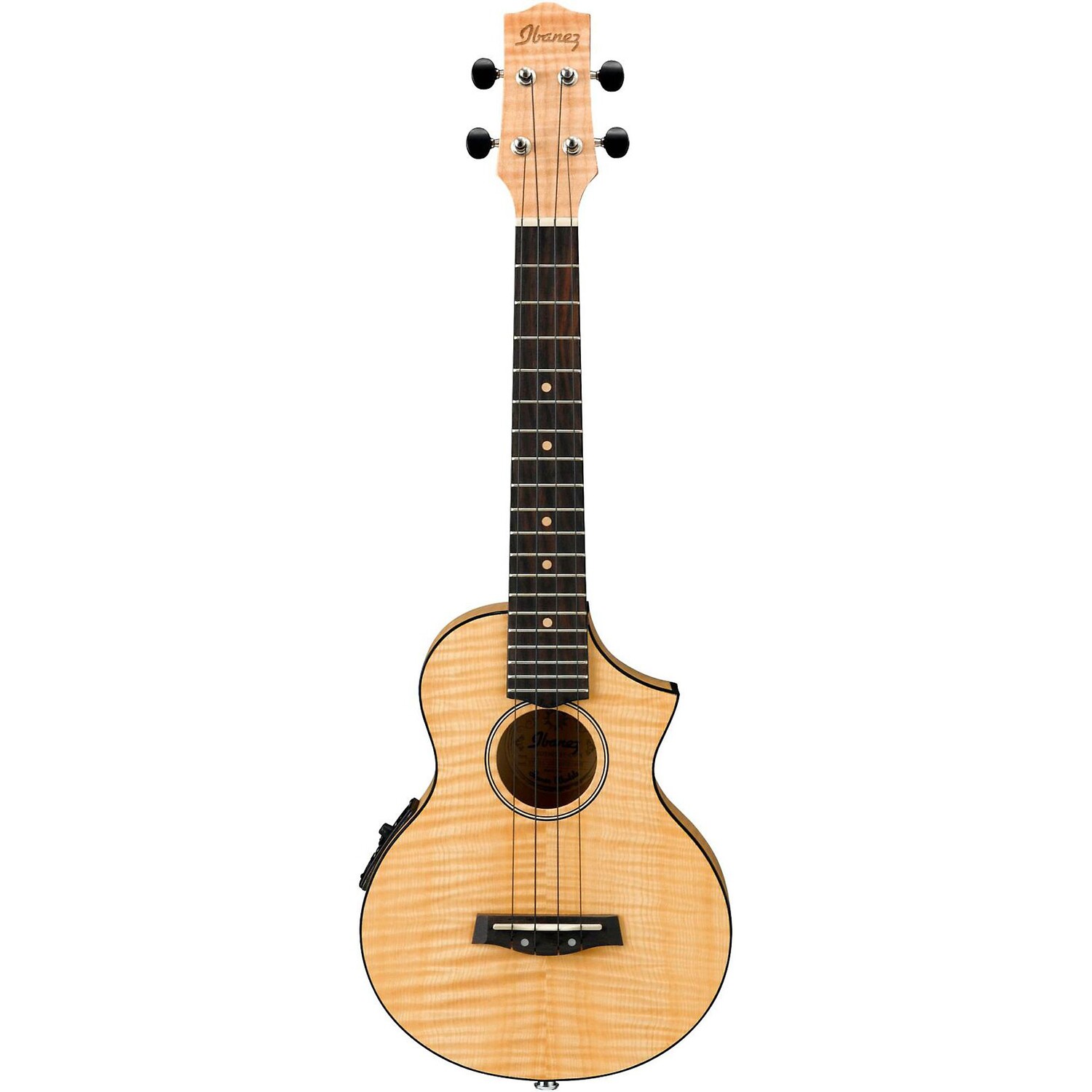 

Ibanez UEW12E Flame Maple Концертная гавайская гитара Natural