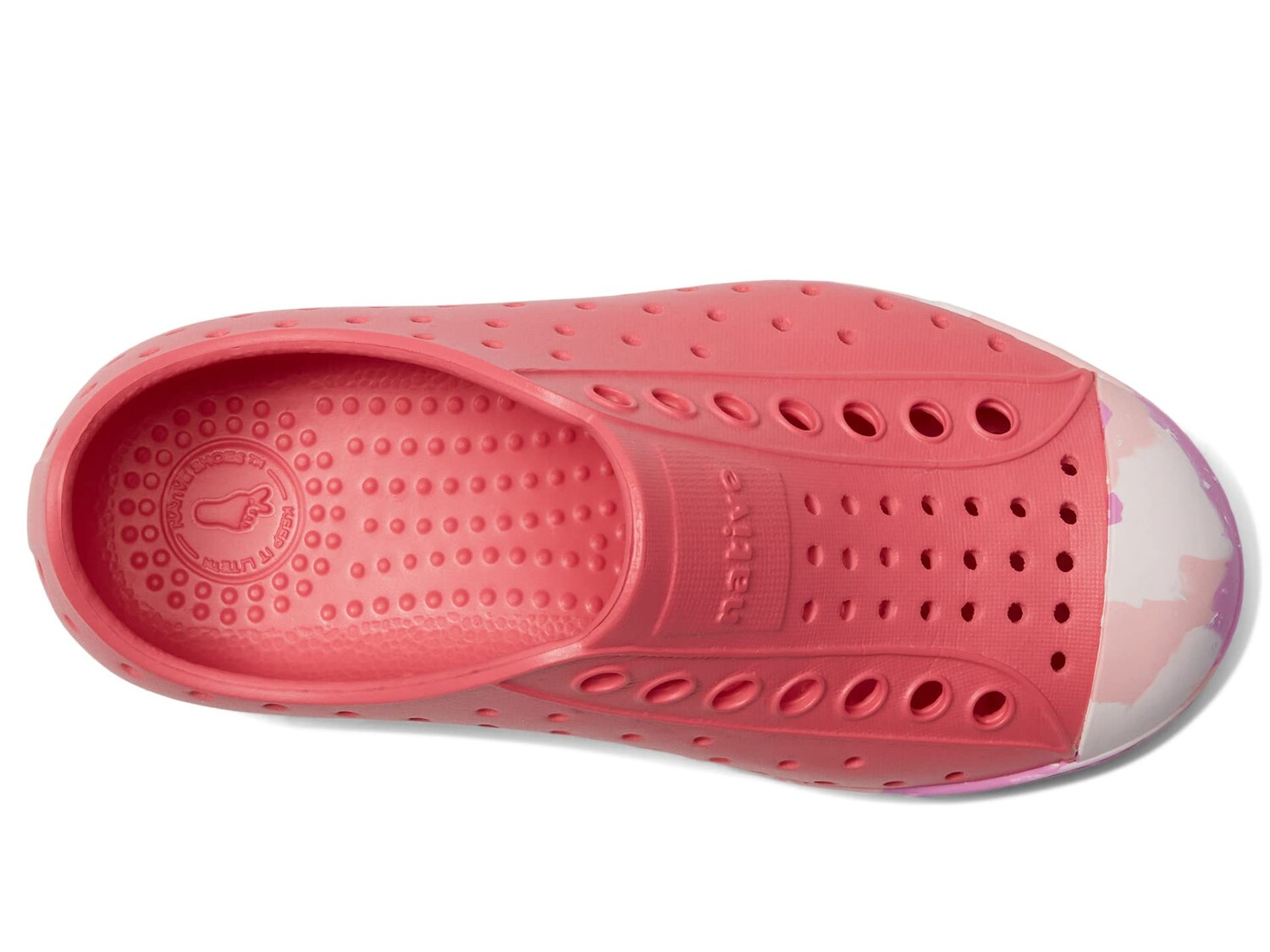 

Кроссовки Native Shoes Kids Jefferson Sugarlite Marbled (Toddler)