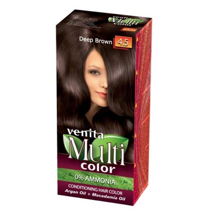 Краска для волос VENITA MultiColor Hair Care 4.5 Темно-коричневый