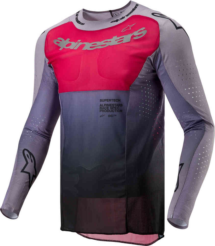 

Джерси Supertech Dade для мотокросса Alpinestars, фиолетовый/красный