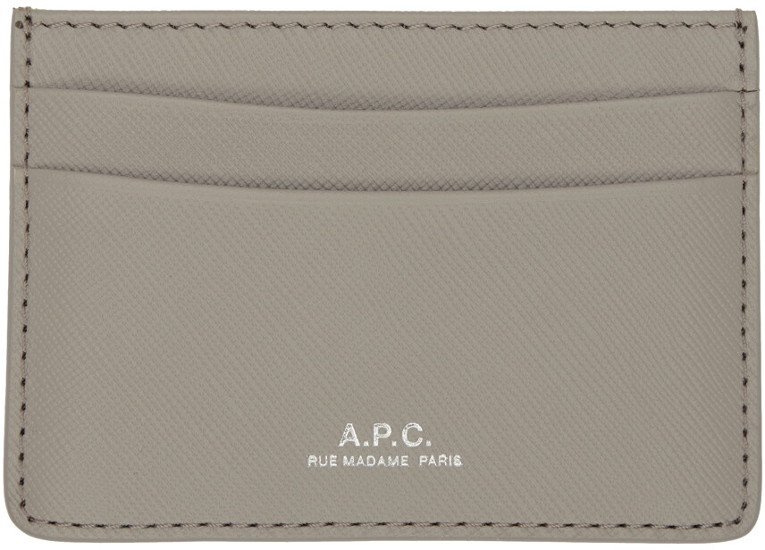 

Серая визитница Andre A.P.C.