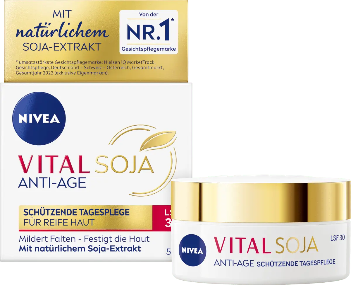 

Антивозрастной крем для лица Vital Soy SPF 30 500мл NIVEA