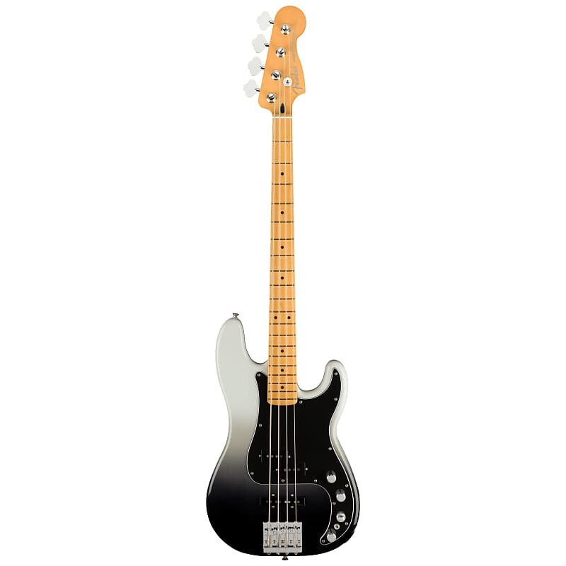 

Бас-гитара Fender Player Plus Precision Bass, Silver Smoke с сумкой Deluxe Gig Bag
