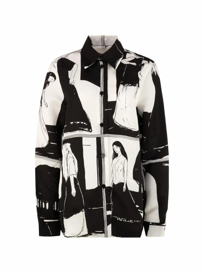 

Рубашка с принтом Jil Sander