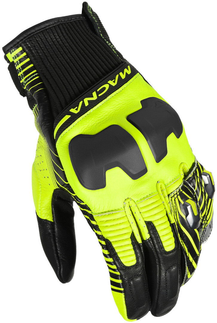 Перчатки Macna Ultraxx мотоциклетные, черный/желтый