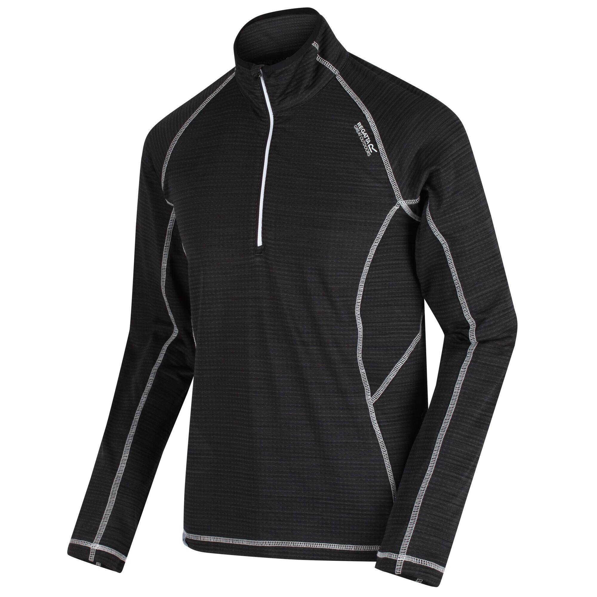 Куртка Regatta Yonder мужская флисовая для походов, черный