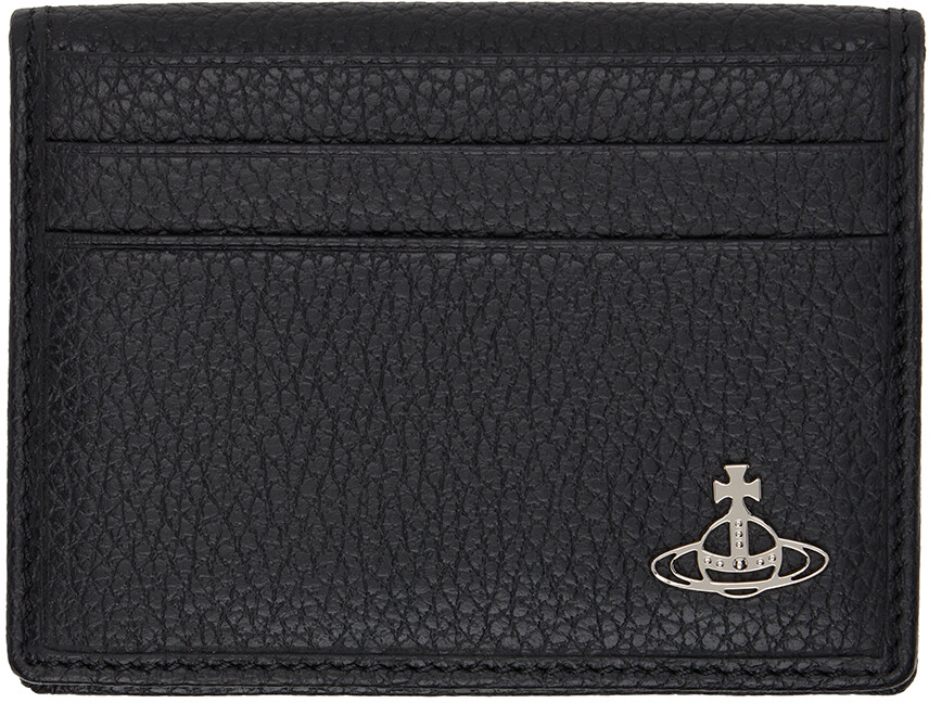 

Черный двойной держатель для карт Vivienne Westwood