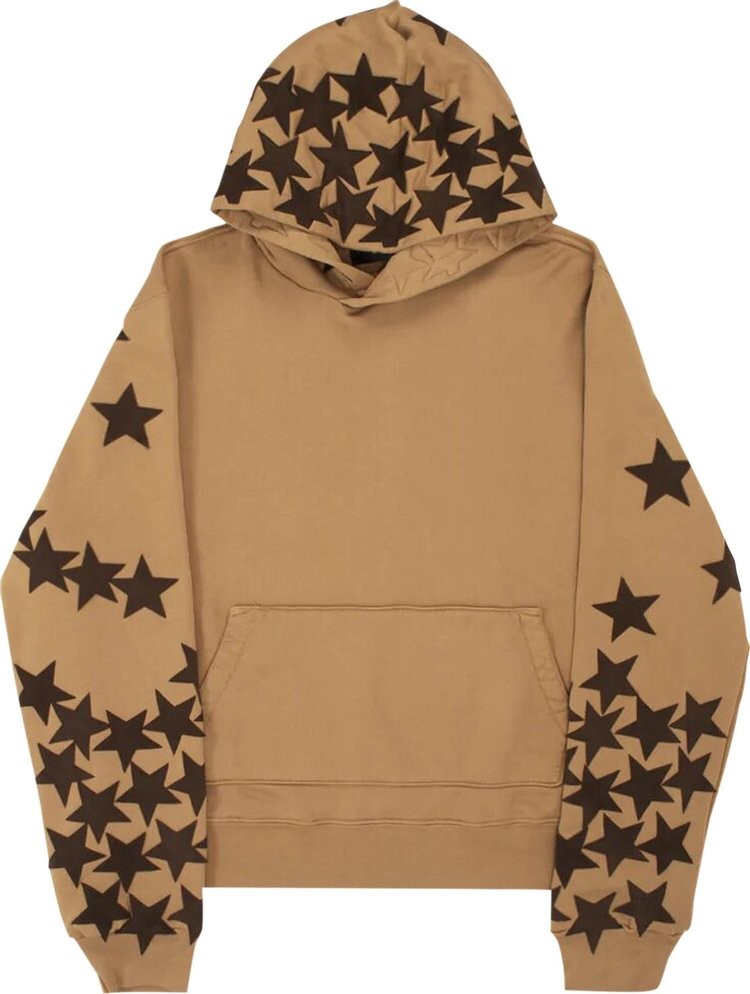 

Худи Amiri Chemist Suede Star Hoodie 'Tobacco', коричневый
