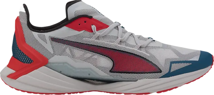 

Кроссовки Puma UltraRide Grey High Risk Red, серый