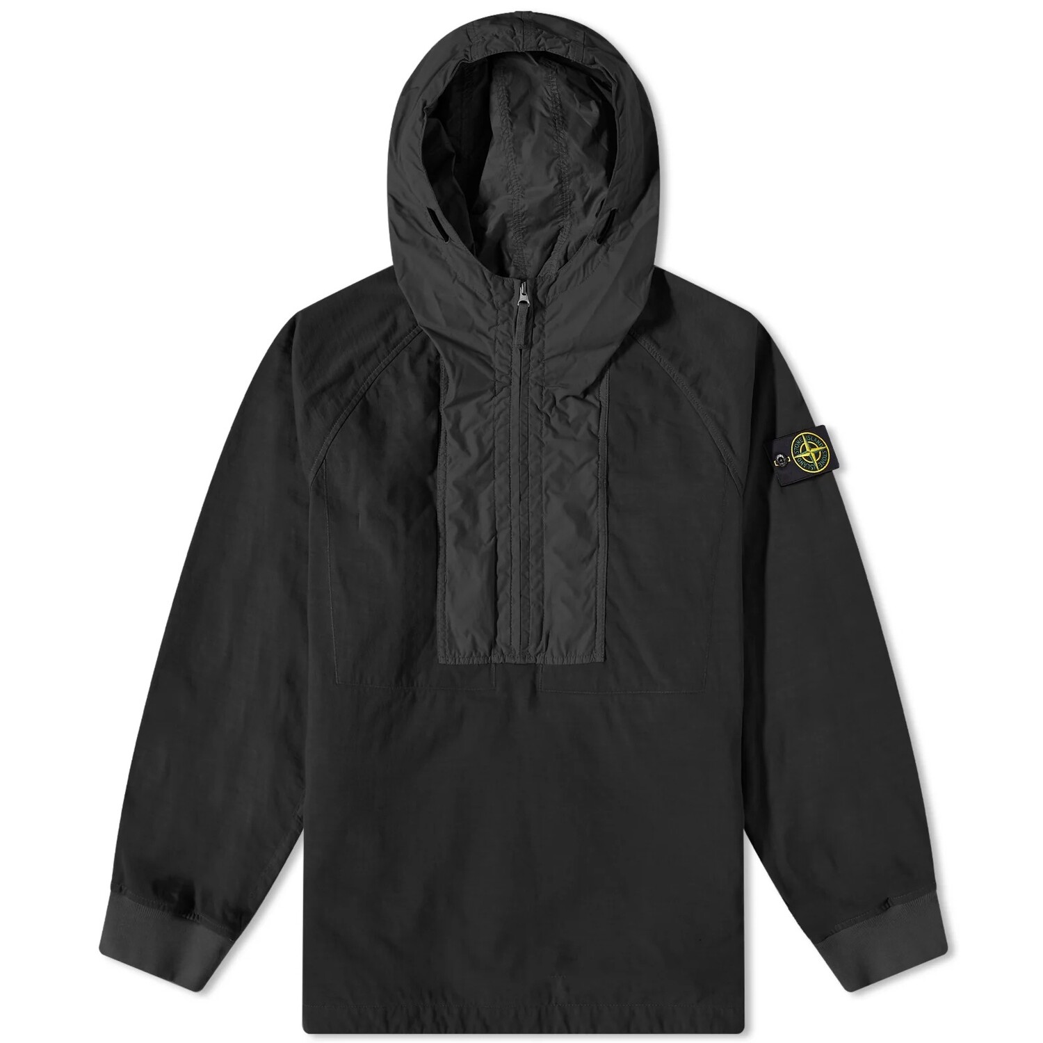 

Ветровка Stone Island Mix Fabric Hype-tc Smock, черный