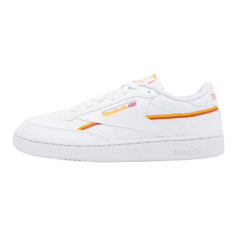 

Кроссовки Reebok Classic Club C 85 Vegan, белый/золотой/коричневый