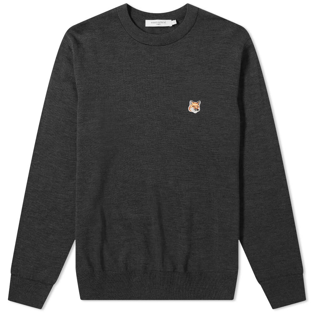 

Джемпер Maison Kitsuné Fox Head Patch Knit, Серый
