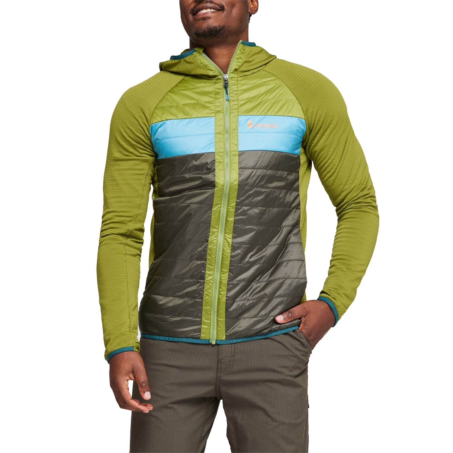 

Cotopaxi Capa Hybrid Утепленная куртка с капюшоном, cedar & iron