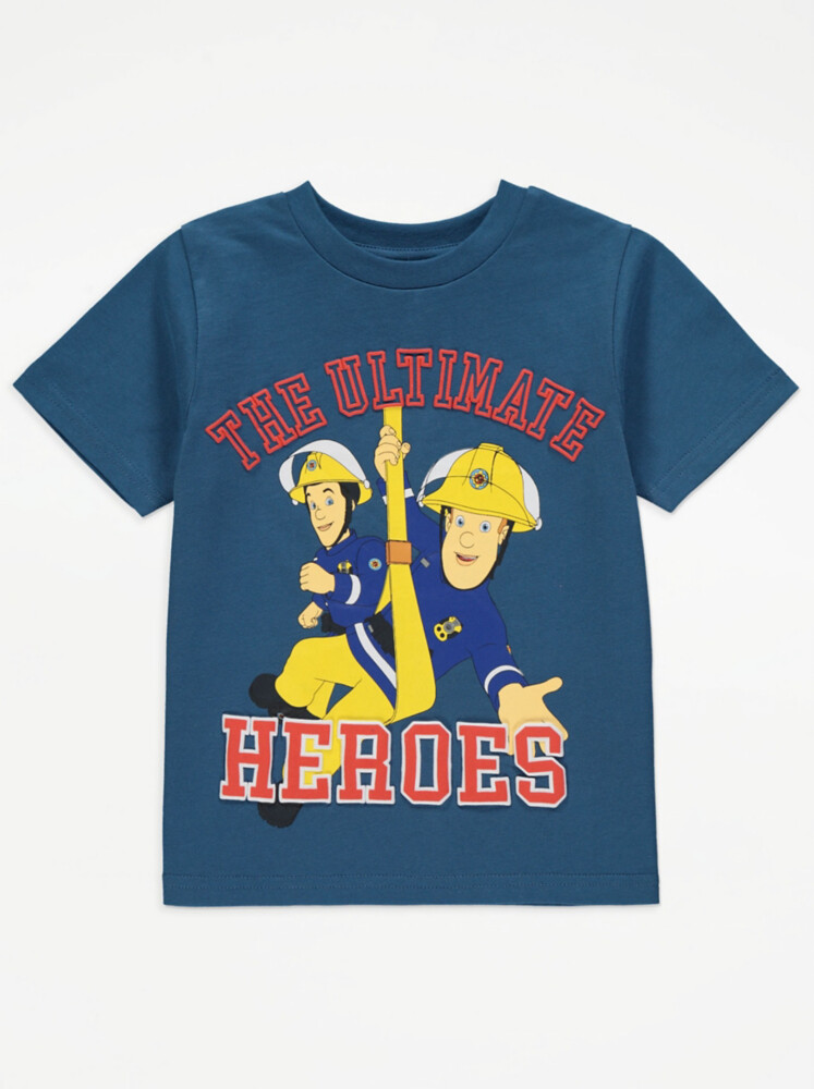

Футболка Fireman Sam Navy с персонажем George., нави