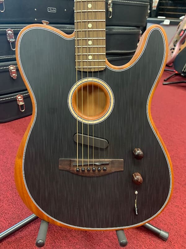 

Fender Acoustasonic Player Telecaster 2021 - настоящее матовое черное