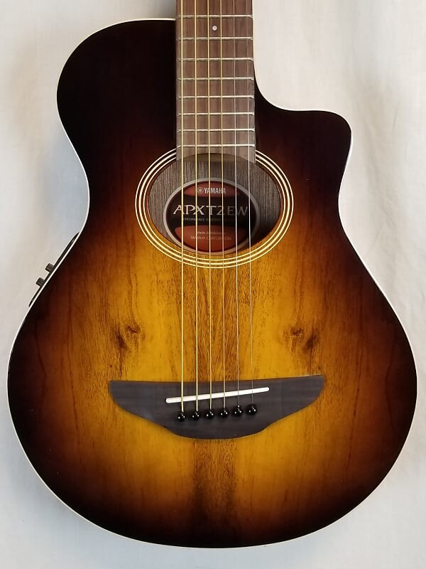 

Yamaha 3/4 Scale Exotic Wood Top, Thinline Cutaway Акустическая электрогитара - Tobacco Sunburst APXT2EW-TBS