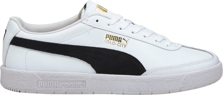 цена Кроссовки Puma Oslo-City White Black, белый