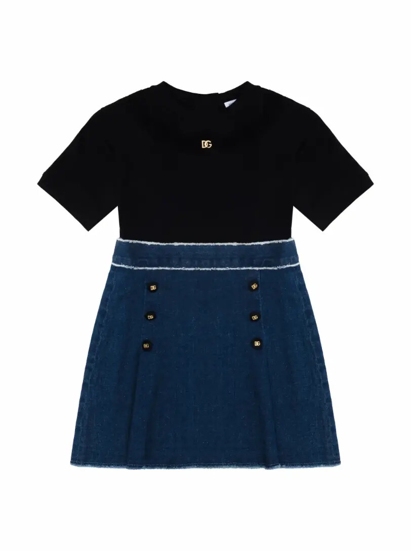 

Комбинированное платье-футболка Dolce&Gabbana