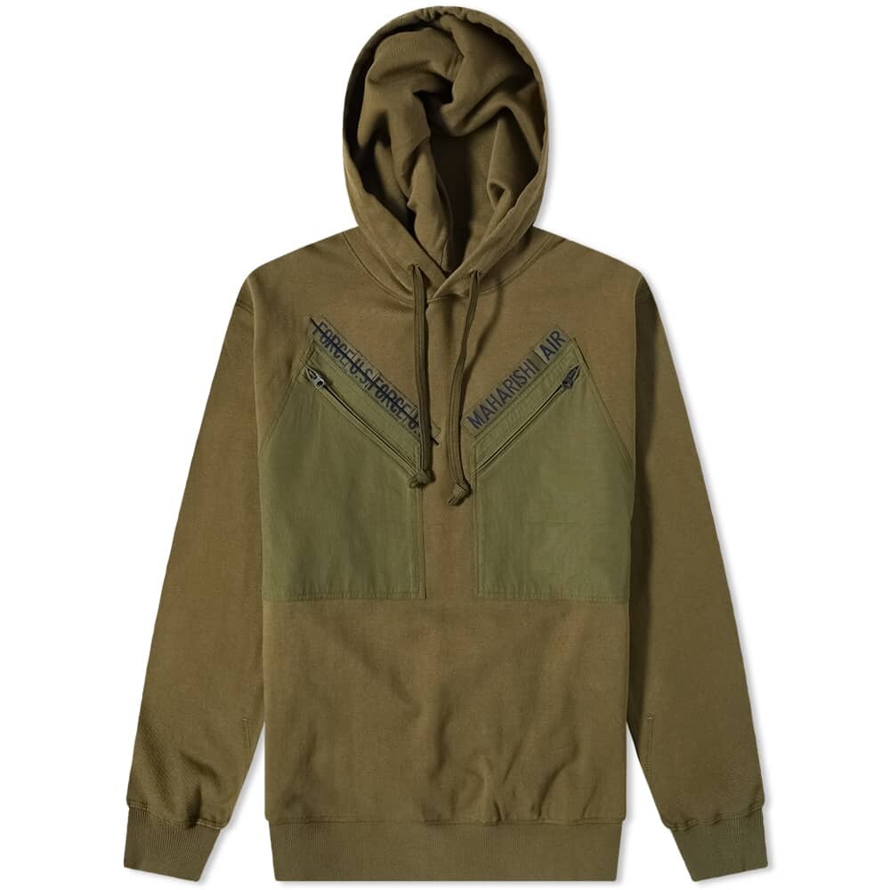 

Толстовка Maharishi Flight Hooded Sweat, Коричневый