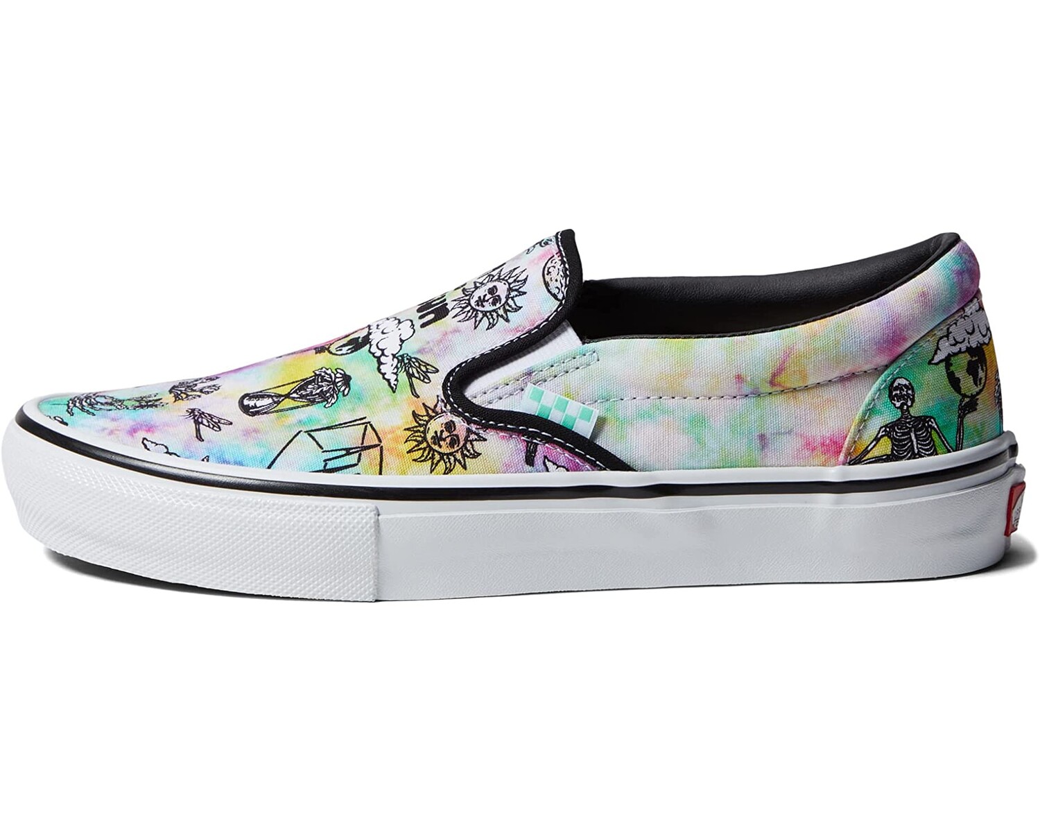 

Кроссовки Skate Slip-On Vans, мульти