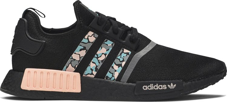 

Кроссовки Adidas NMD_R1 STLT Primeknit 'Aqua Pink Camo', черный