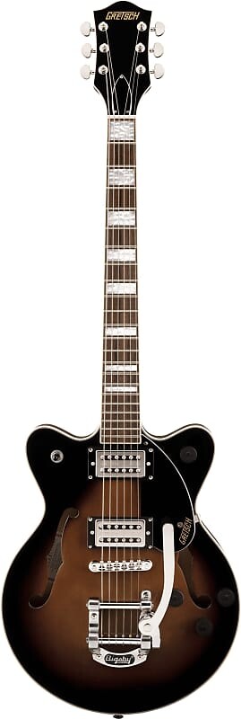 

Gretsch G2655T Streamliner Центральный блок из коричневого клена Jr. Двойная огранка с Bigsby G2655T Streamliner Center Block Jr. Double-Cut with Bigsby