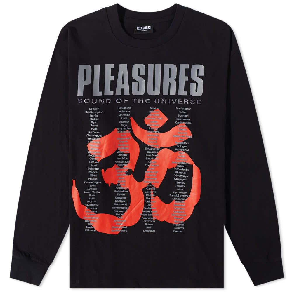 

Футболка Pleasures Long Sleeve Universe Tee, Черный