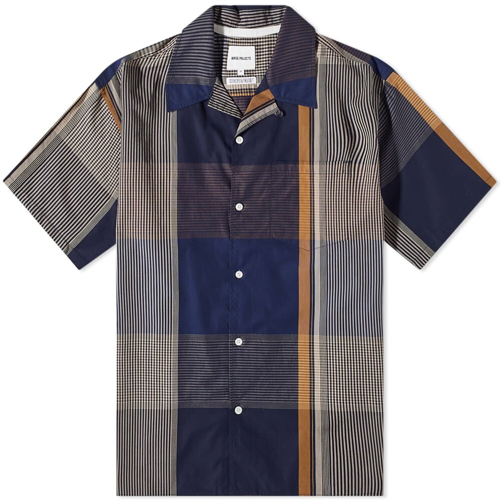 цена Рубашка Norse Projects Carsten Light Check Short Sleeve Shirt