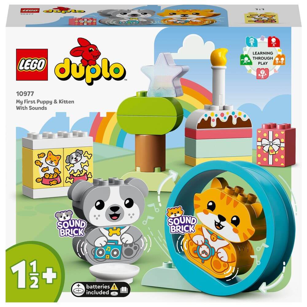 Конструктор Lego Duplo My First Puppy & Kitten with Sounds 22 pcs