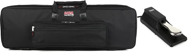 

Gator GKB-61 SLIM Keyboard Gig Bag в комплекте со сценическими подставками KSP100 Keyboard Sustain Pedal Gator + On-Stage GKB-61 SLIM=1 KSP100=1