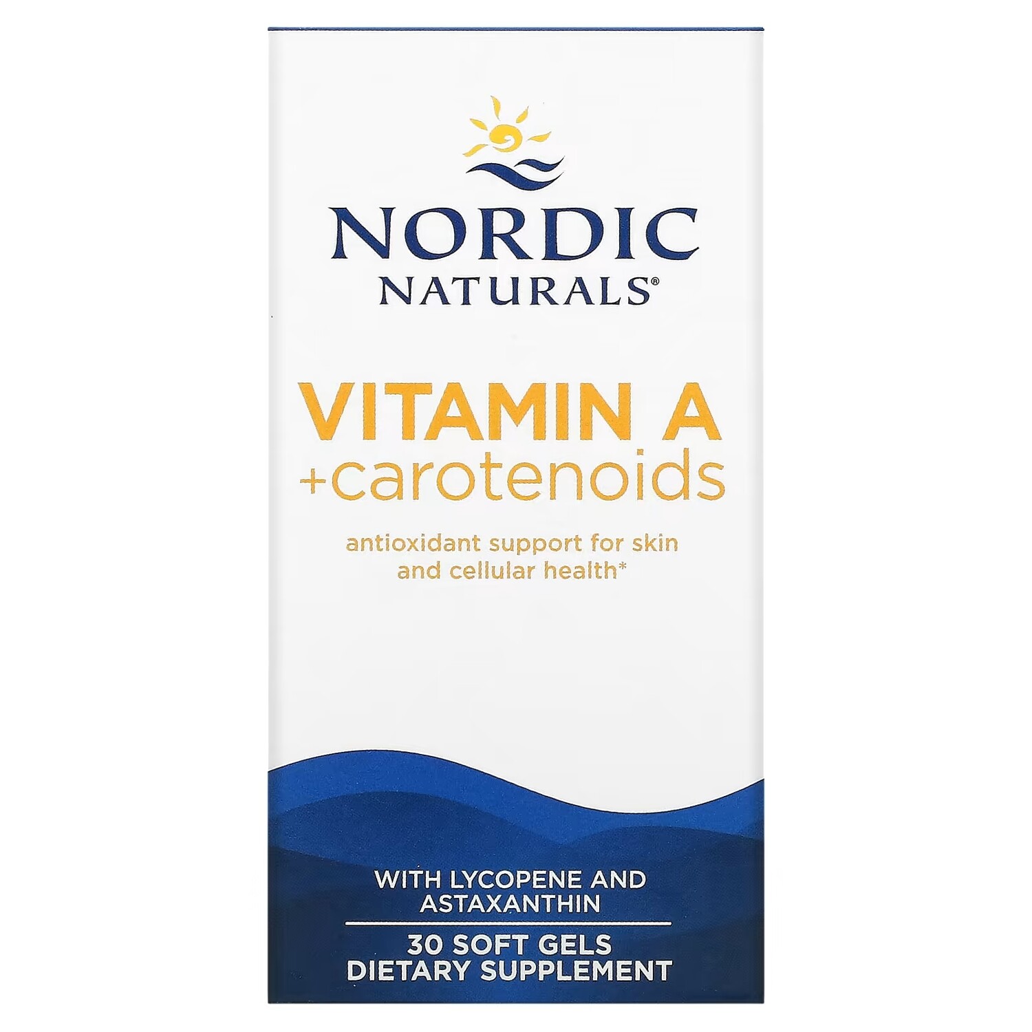 

Витамин A и Каротиноиды Nordic Naturals, 30 мягких таблеток