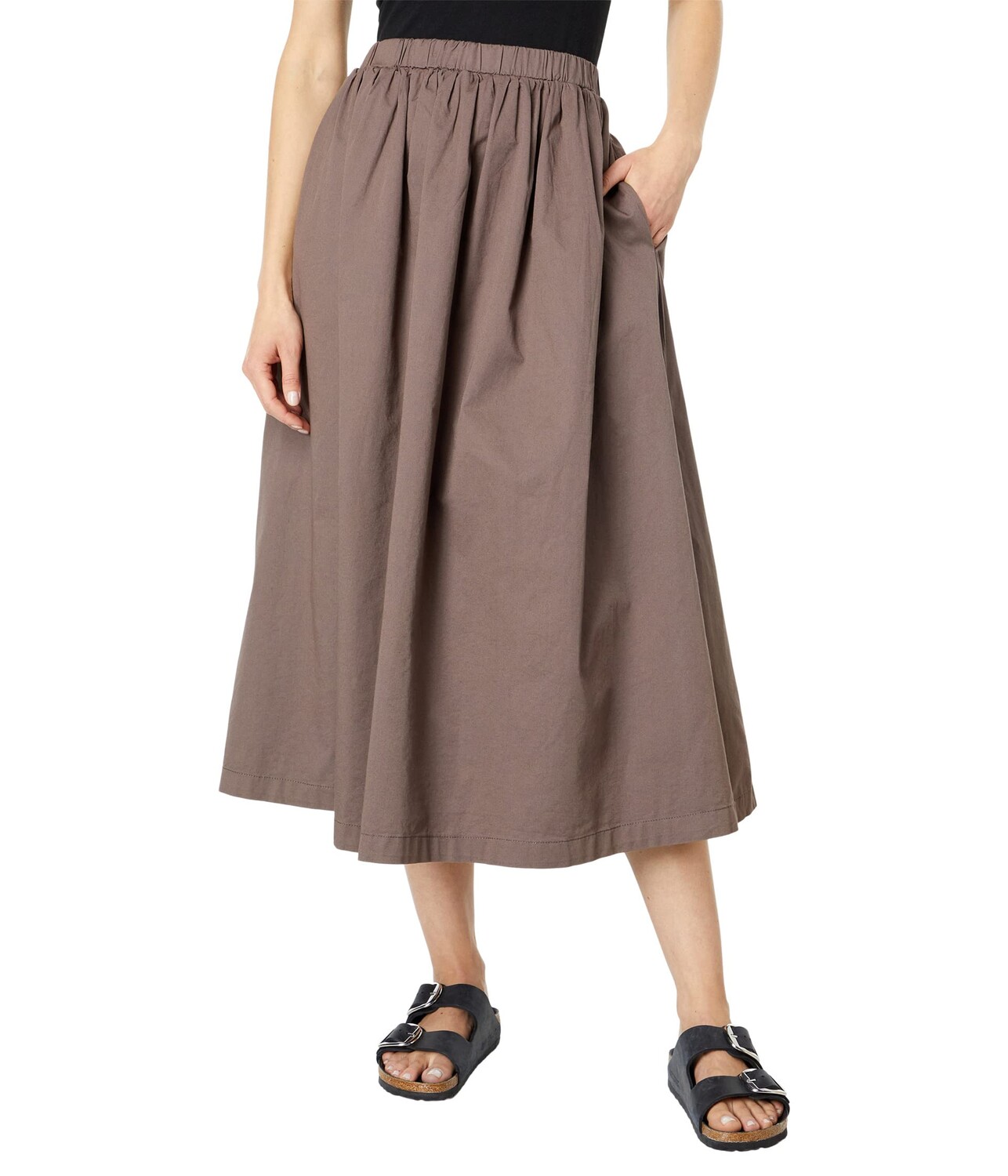 

Юбка SUNDRY, Woven Full Skirt with Side Slit