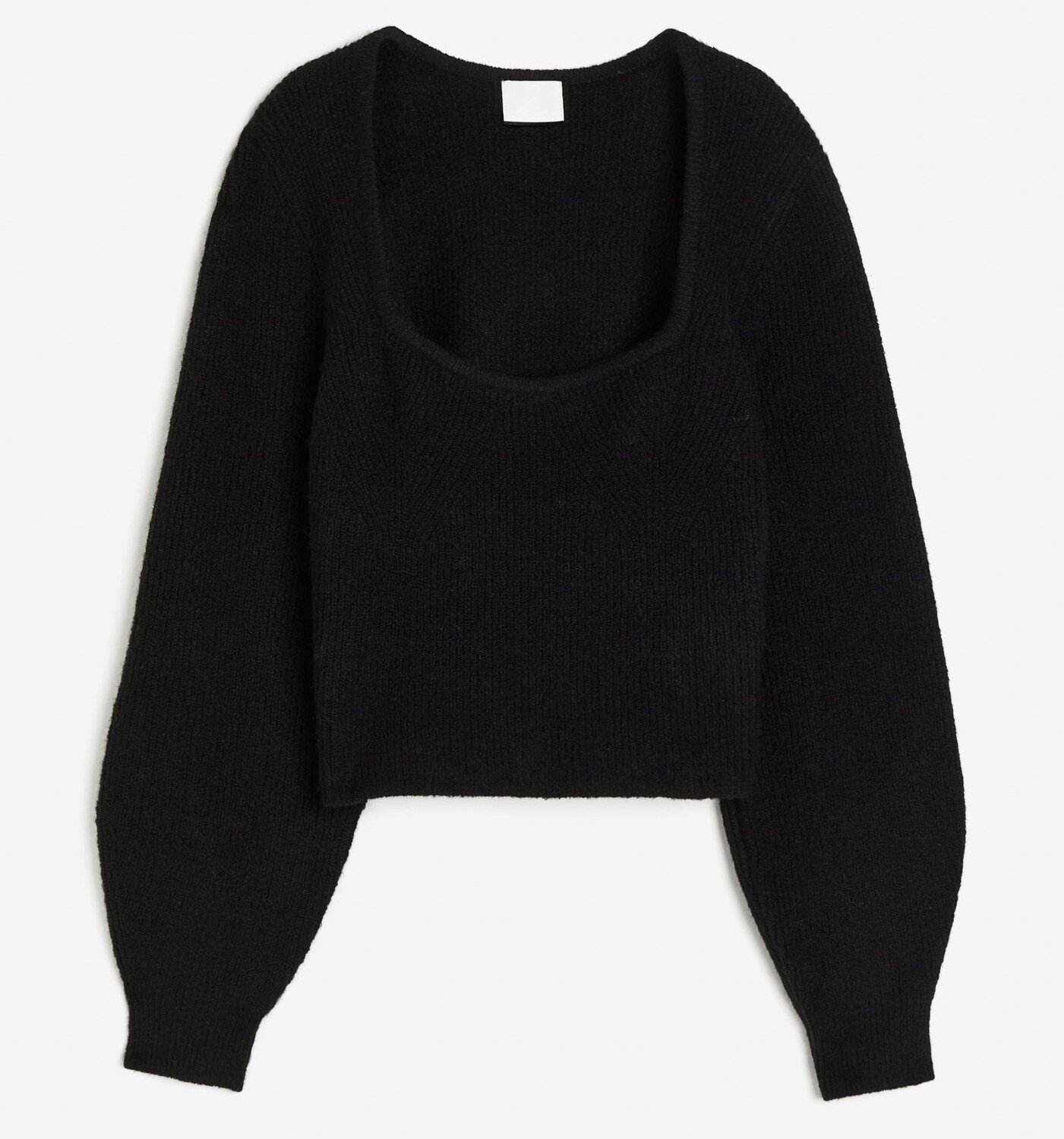 

Джемпер H&M Rib-knit, черный