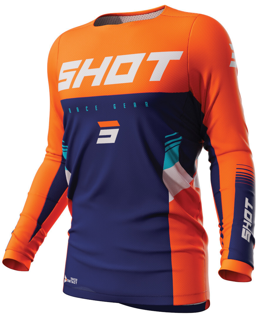 

Кофта Shot Contact Tracer с длинными рукавами, синий/оранжевый
