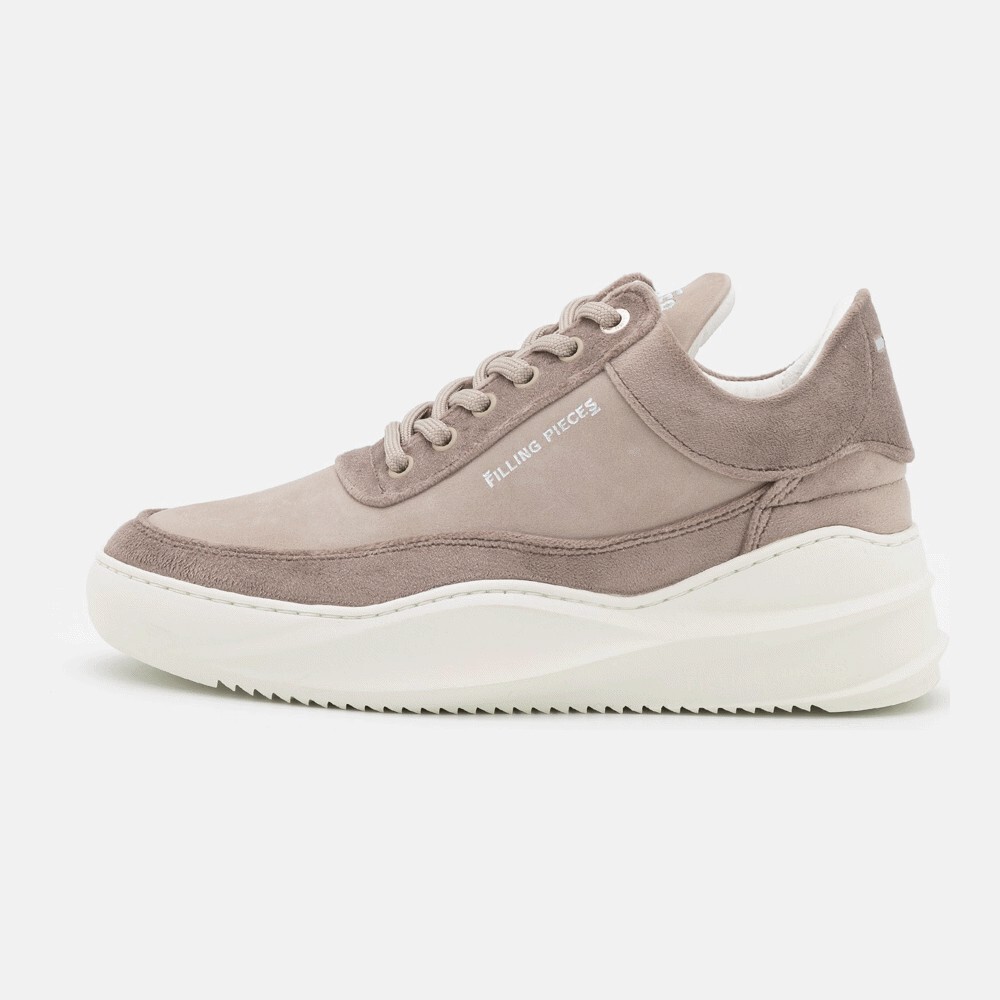 

Кроссовки Filling Pieces Low Sky Velvet, silver