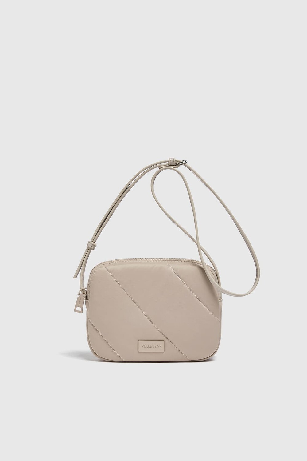 

Сумка через плечо Pull&Bear Quilted Small, бежевый
