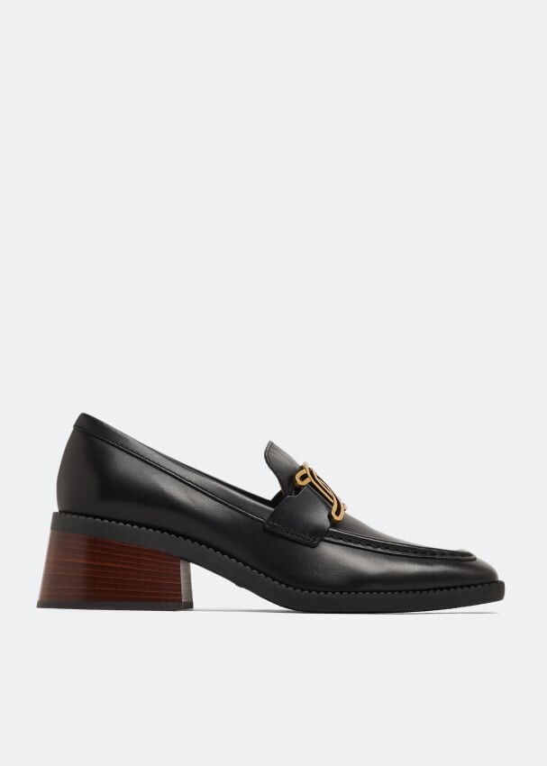 

Лоферы TOD'S Kate leather loafers, черный