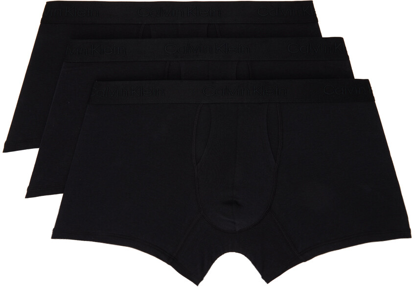 

Набор из трех черных стандартных боксеров Calvin Klein Underwear
