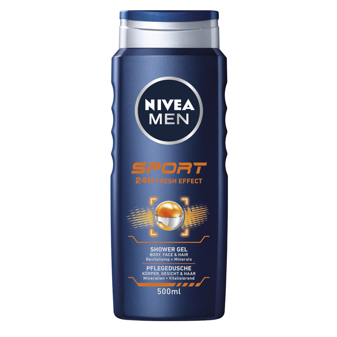 

Nivea Гель для душа Men Sport для лица, тела и волос 500мл