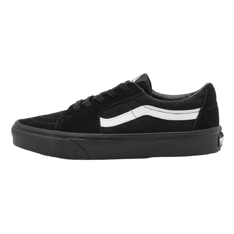 Кеды Vans Sk8-low unisex на плоской подошве, черный - фото